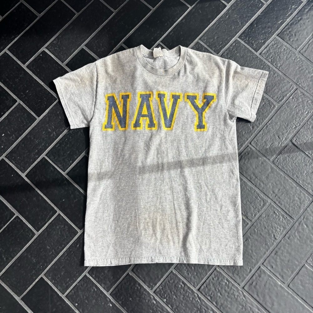 Vintage 1990’s Y2K Navy tee - size Small - Picture 3 of 4